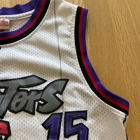 NBA Mitchell & Ness Raptors Jersey #15 Vince Carter Hardwood Classics/Size M 40 - Picture 7 of 16